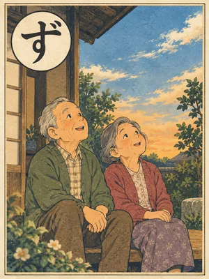 遠州弁かるた「ずら」の絵札